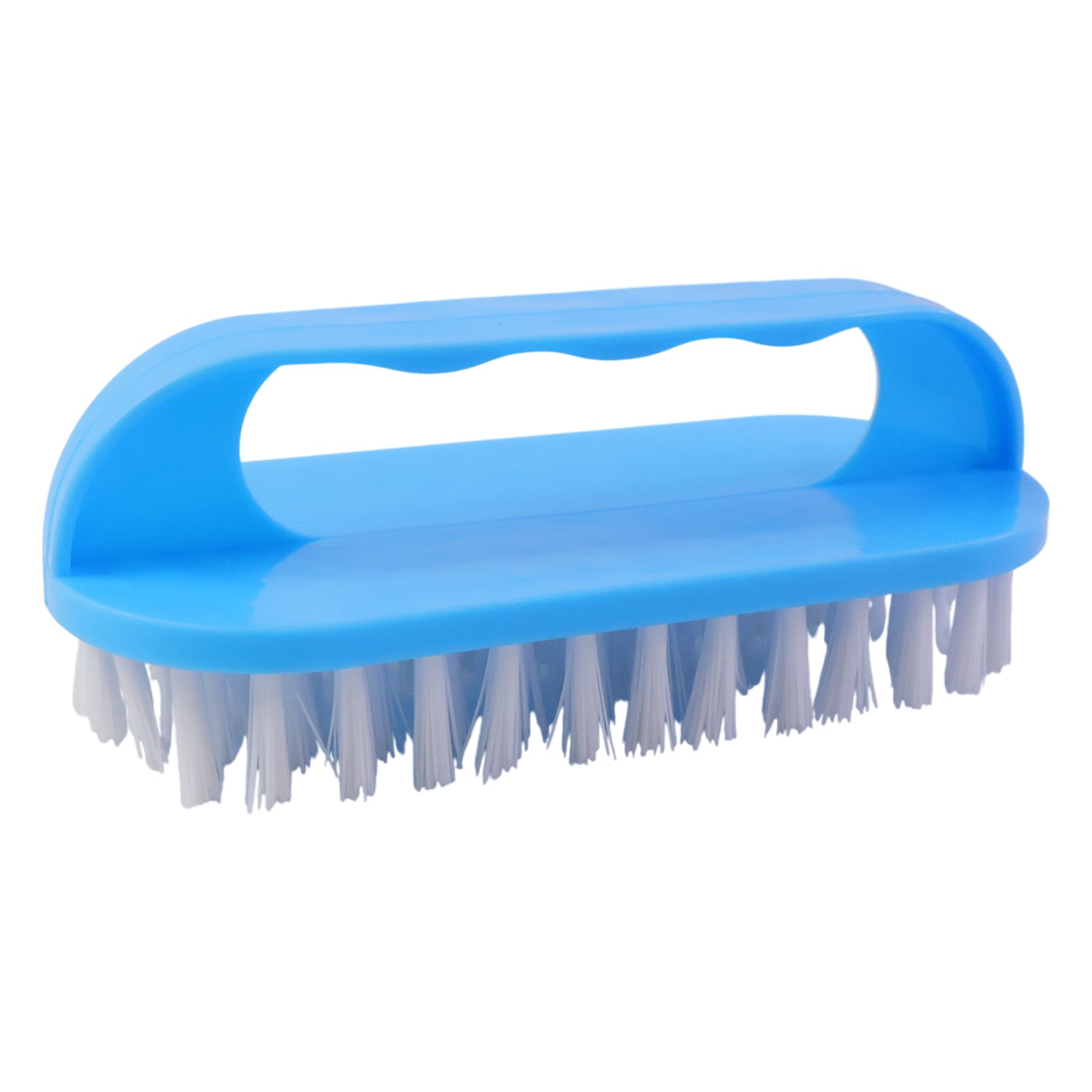 Compact handheld cleaning brush suitable for versatile household scrub tasks.