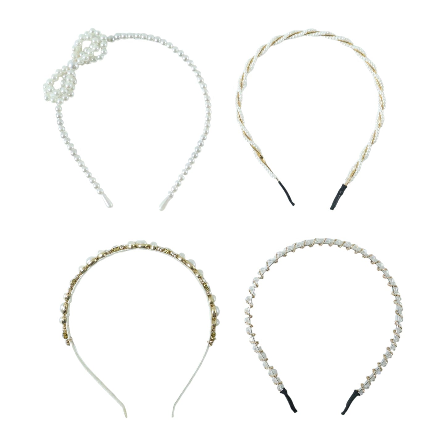 Party wear pearl beaded hair accessory for women