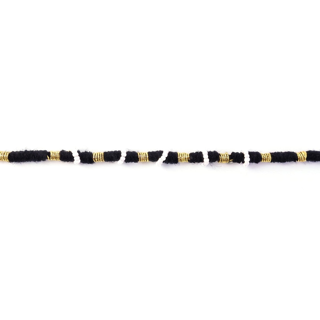 Traditional Black Cotton Rakhi 