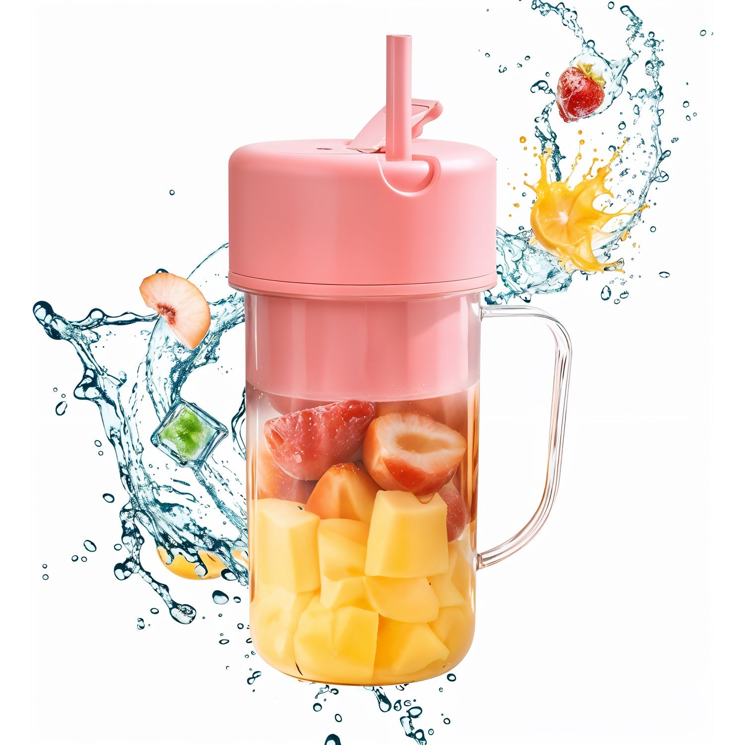 Compact juicer on an office desk