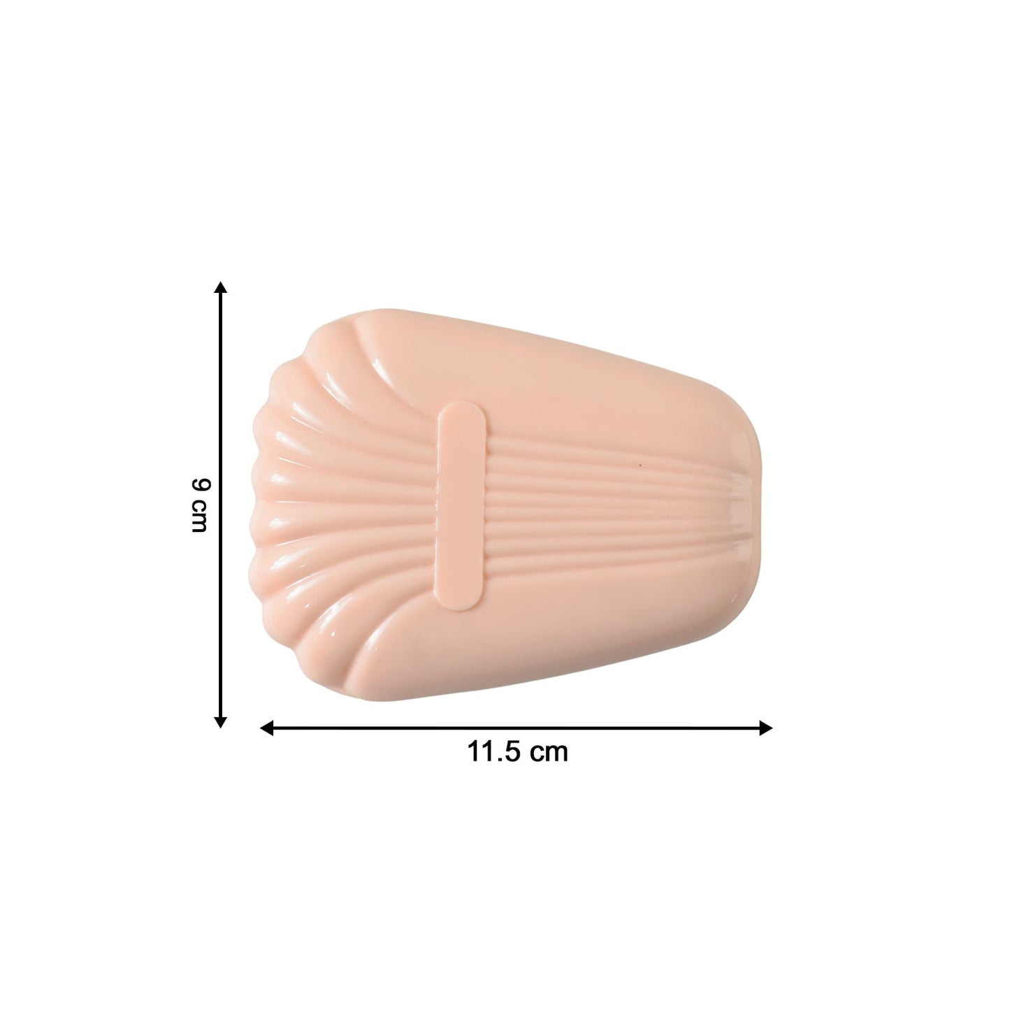 Beauty brush kit with protective storage case and mirror