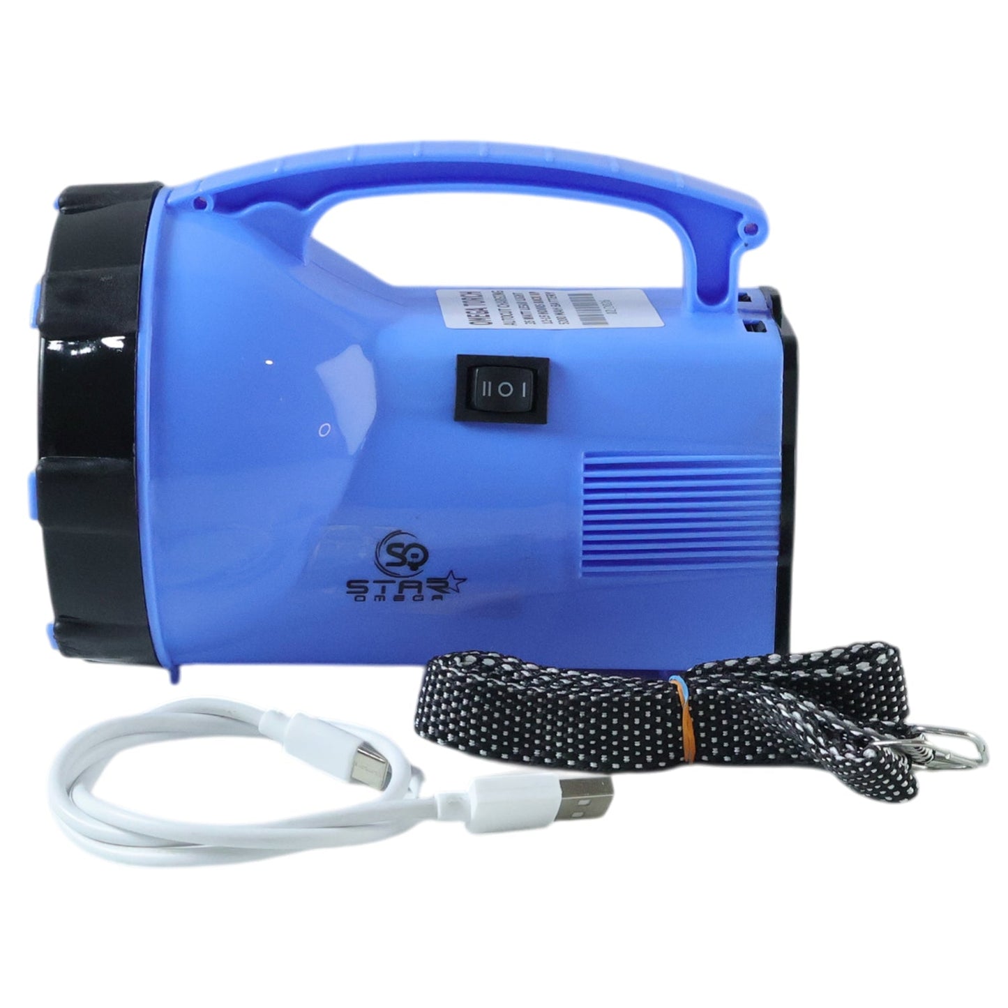 Lightweight portable LED flashlight for outdoor activities