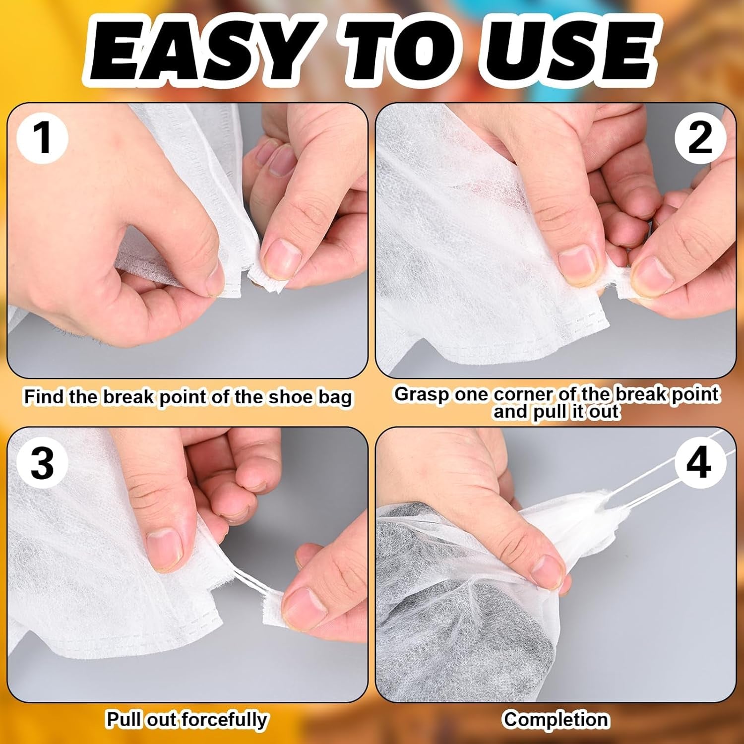 Portable shoe storage bag with secure drawstring for travel