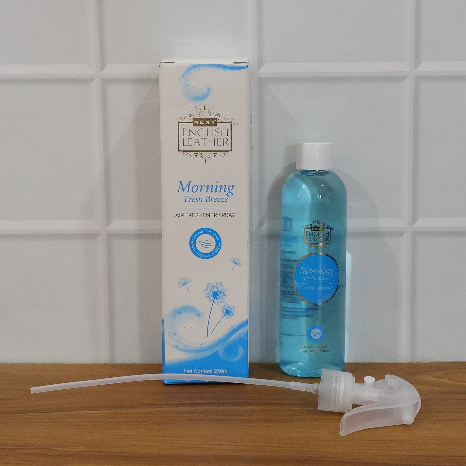Morning breeze scented air freshener spray bottle