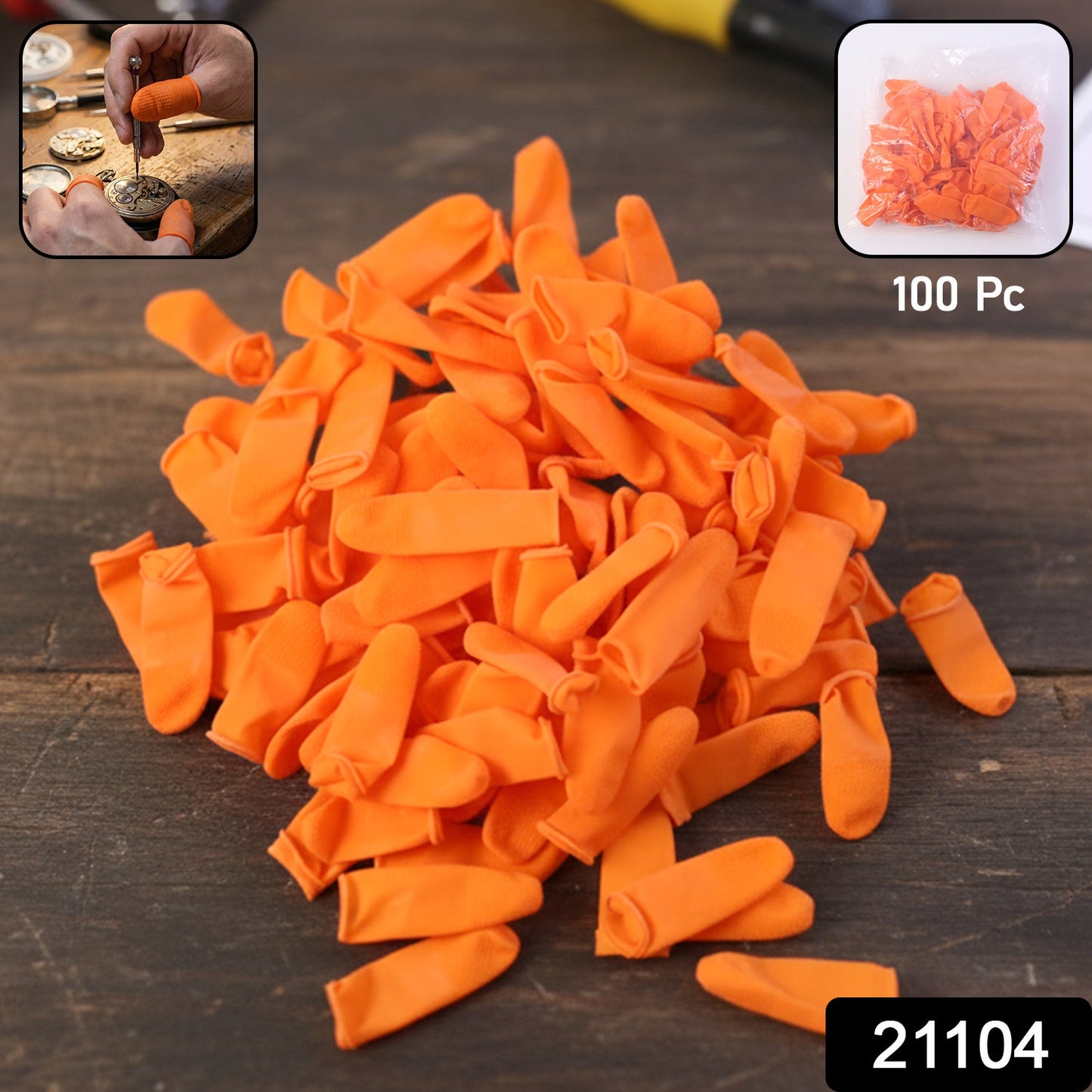 Anti-slip protective finger covers providing secure grip for precision handling