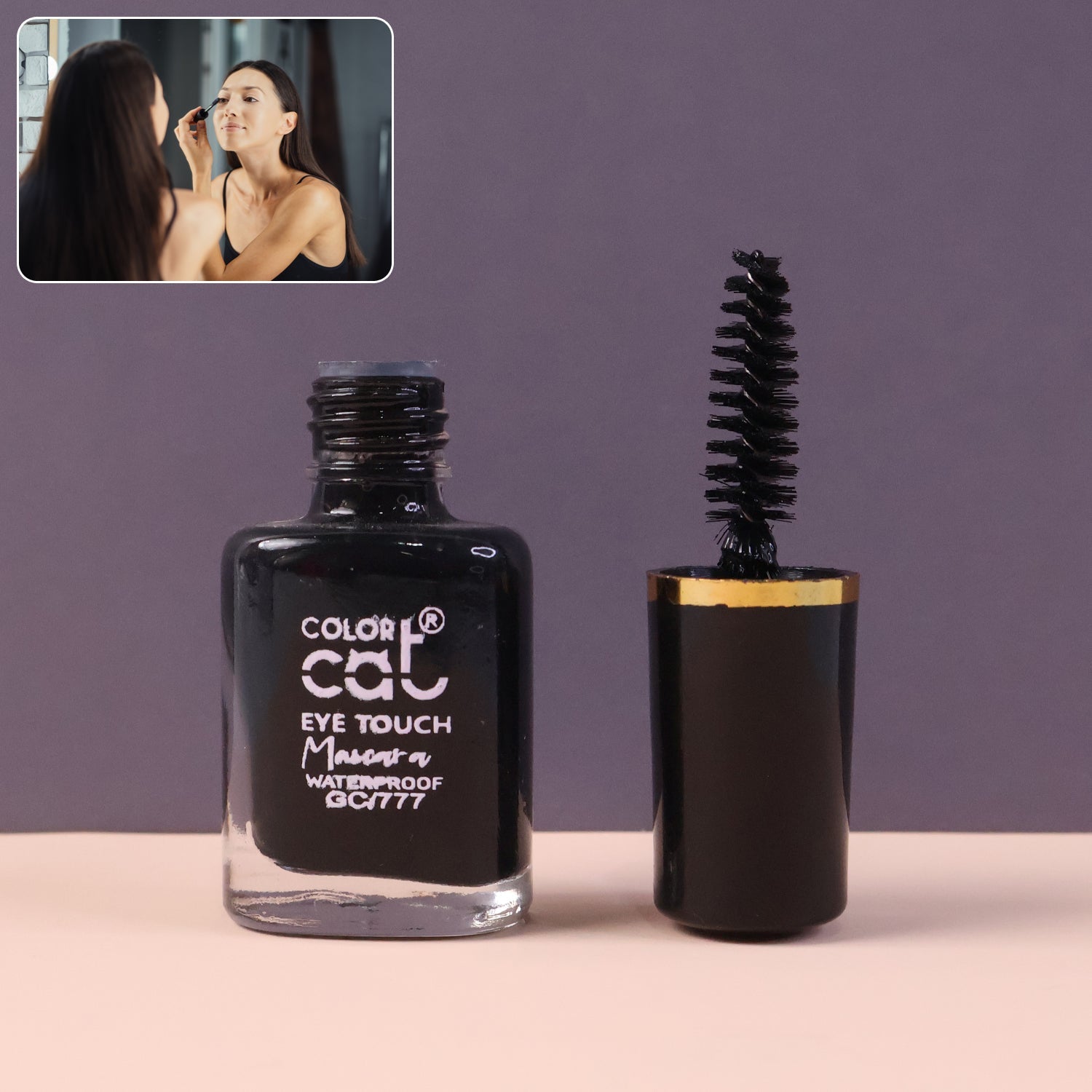 Color Cat Eye Touch Waterproof Mascara (8 ML / 1 Pc)