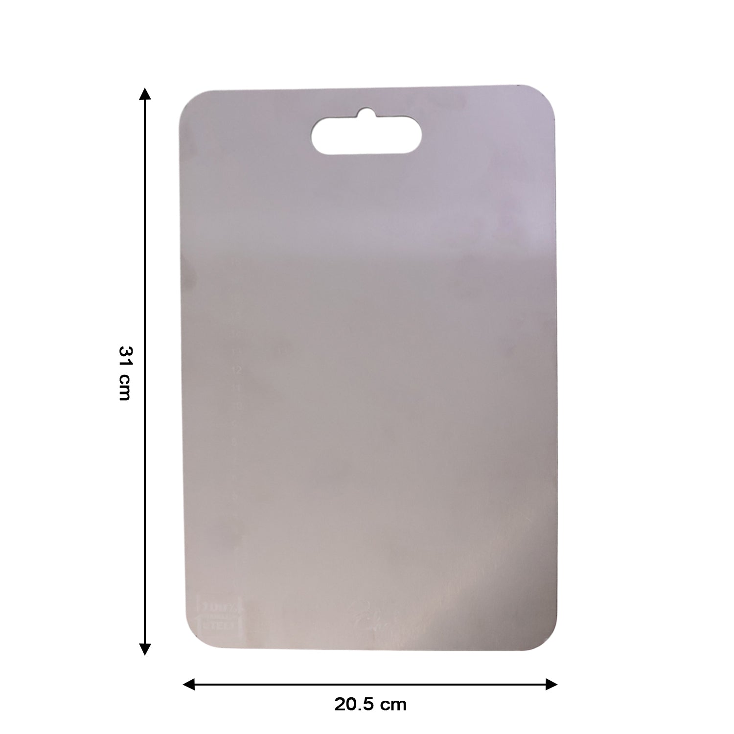 Professional metal cutting board for precise food preparation