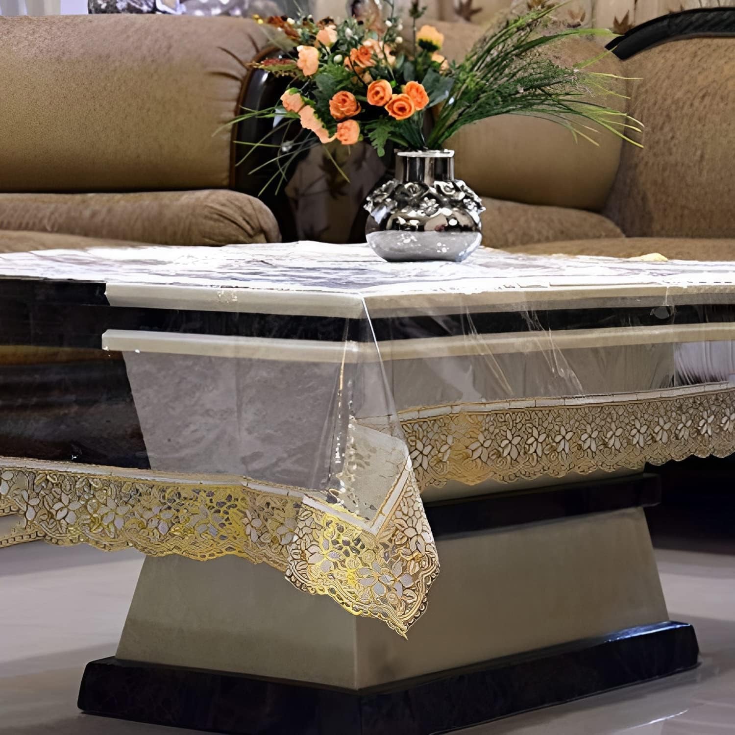 Oil proof domestic PVC table protector sheet