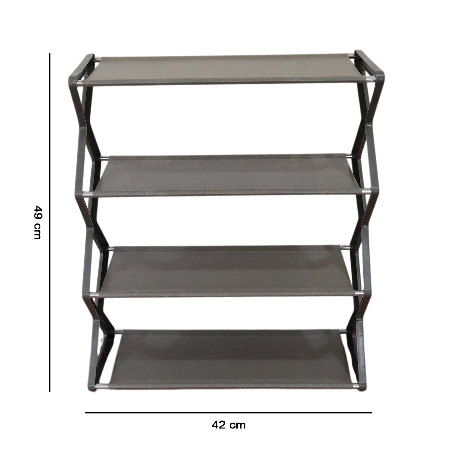 Easy-to-clean durable shoe rack for boots and sneakers