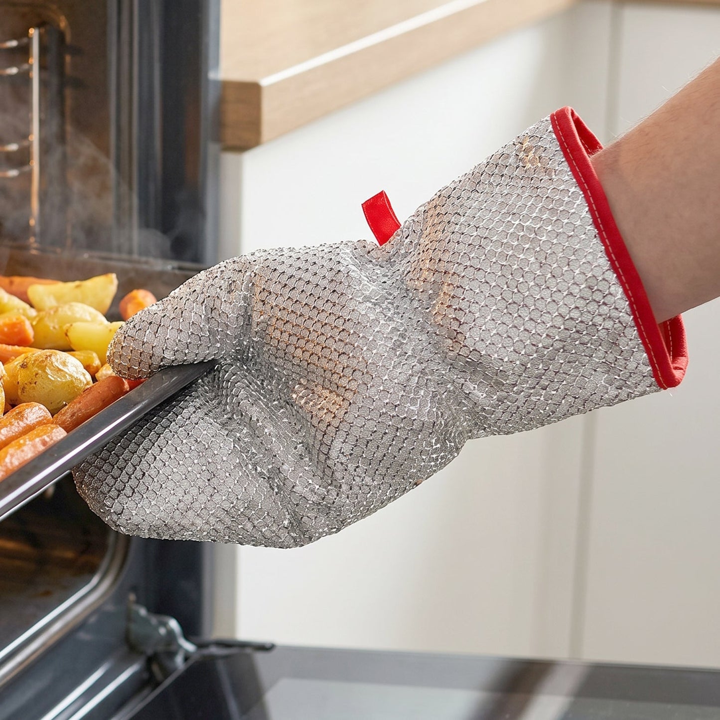 Reusable kitchen glove for handling cookware