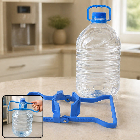 Water Bottle Lifter Handle – Ergonomic Plastic Carrier for Easy Carrying