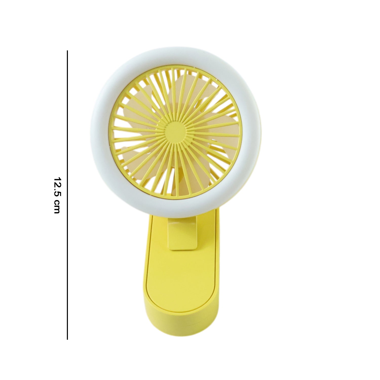 LED table fan with rechargeable battery and quiet operation