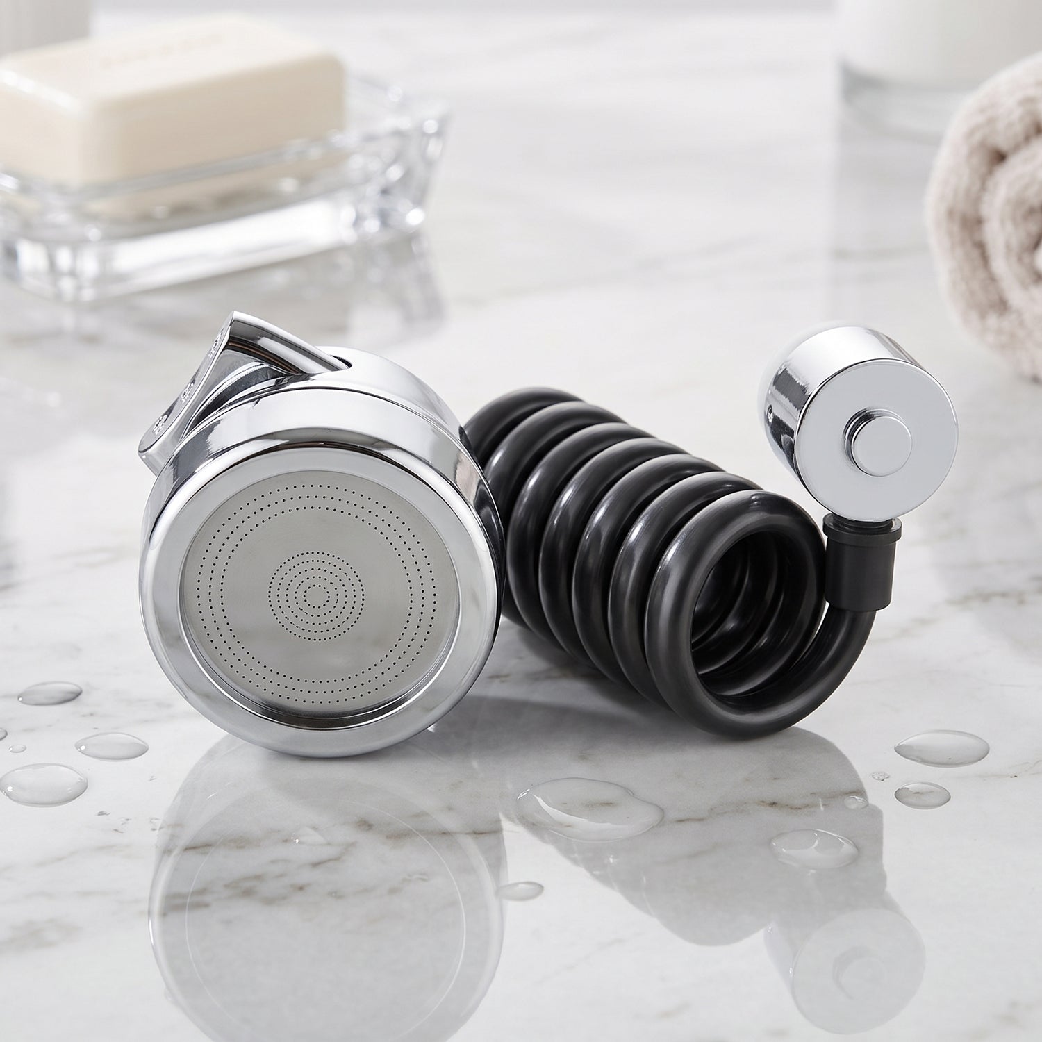 Flexible kitchen faucet sprayer product view