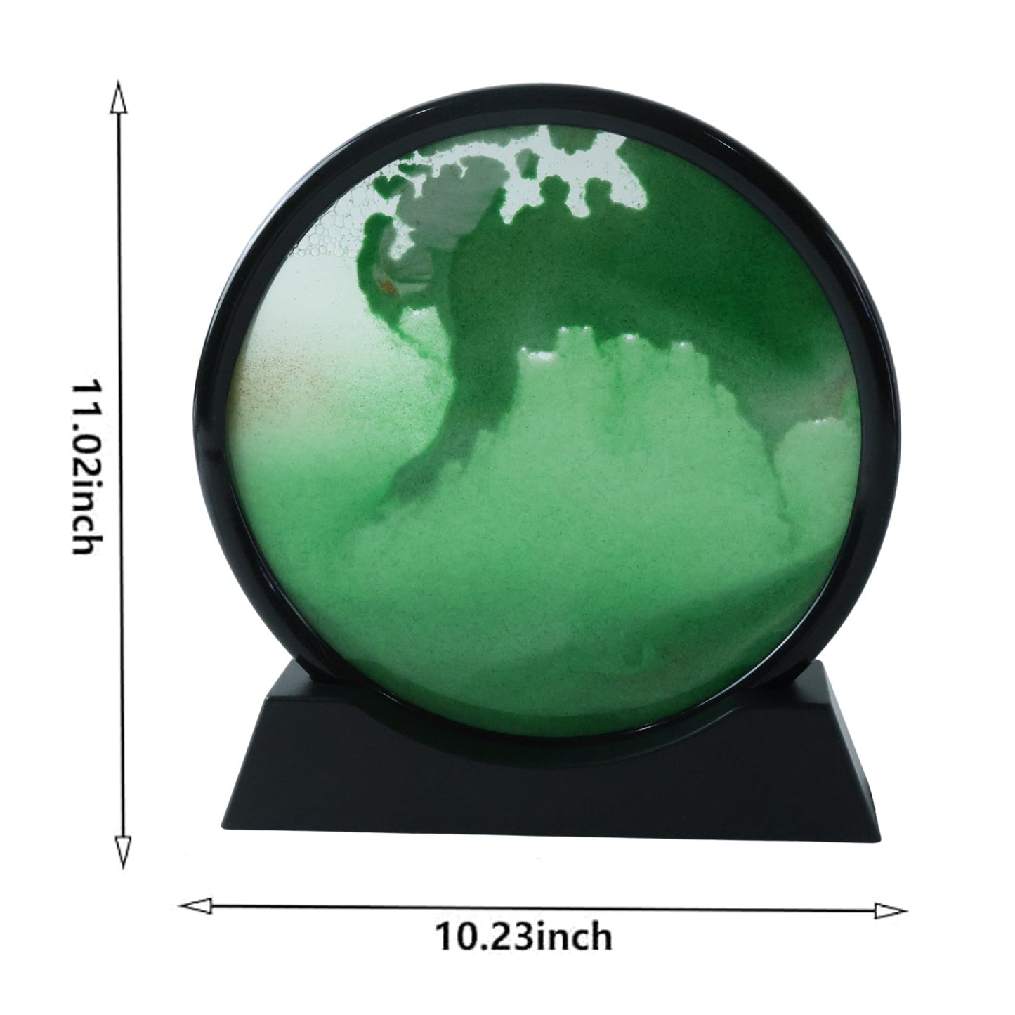 Moving sand art frame size details