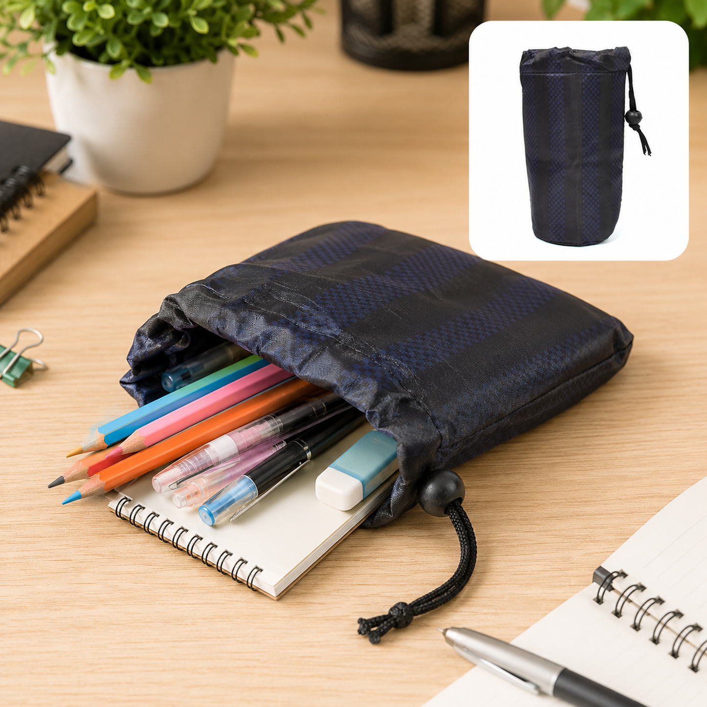Rope Pencil Pouch – Washable Multipurpose Organizer | JourneyMate