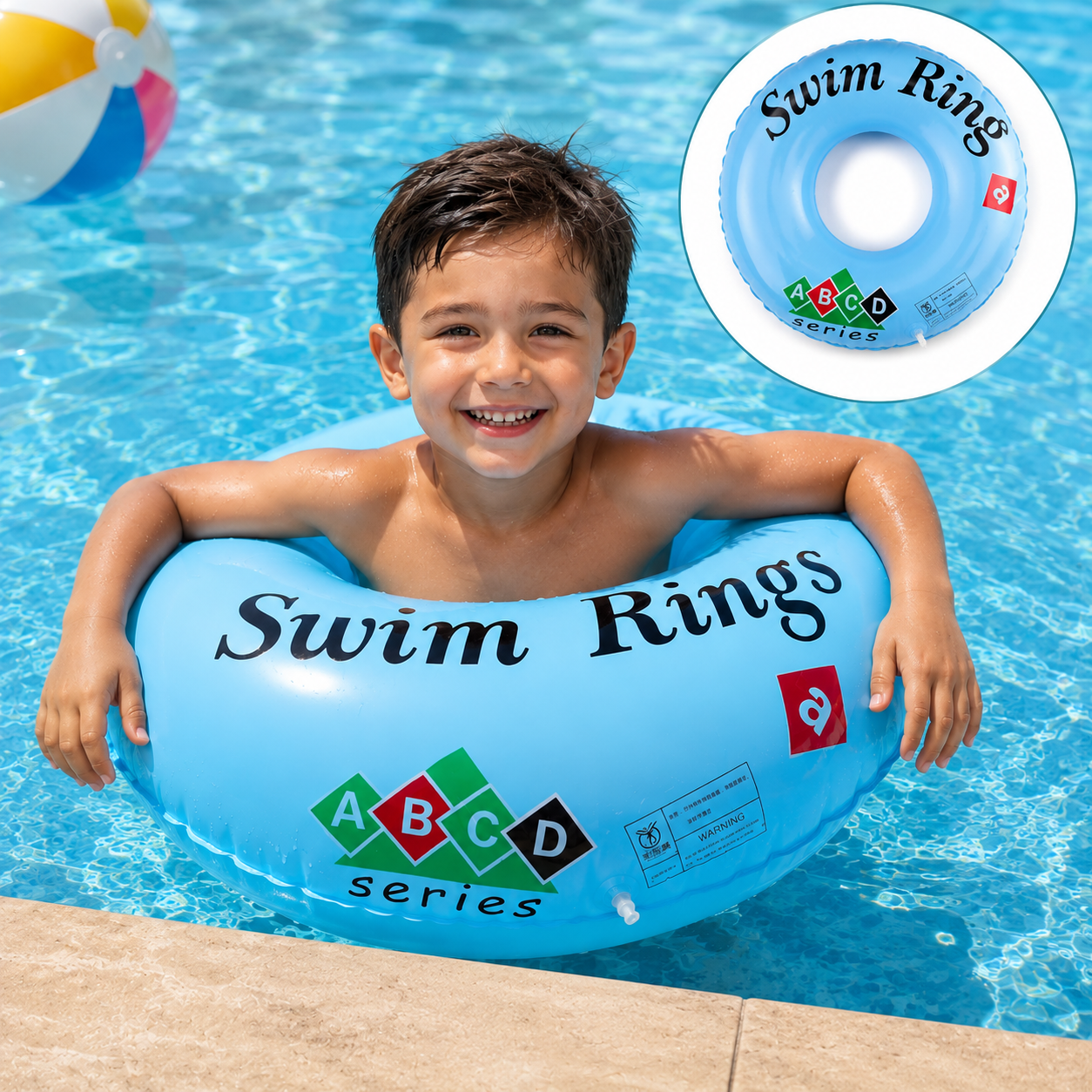 Inflatable Kids Swim Ring – Safe and Durable Water Support