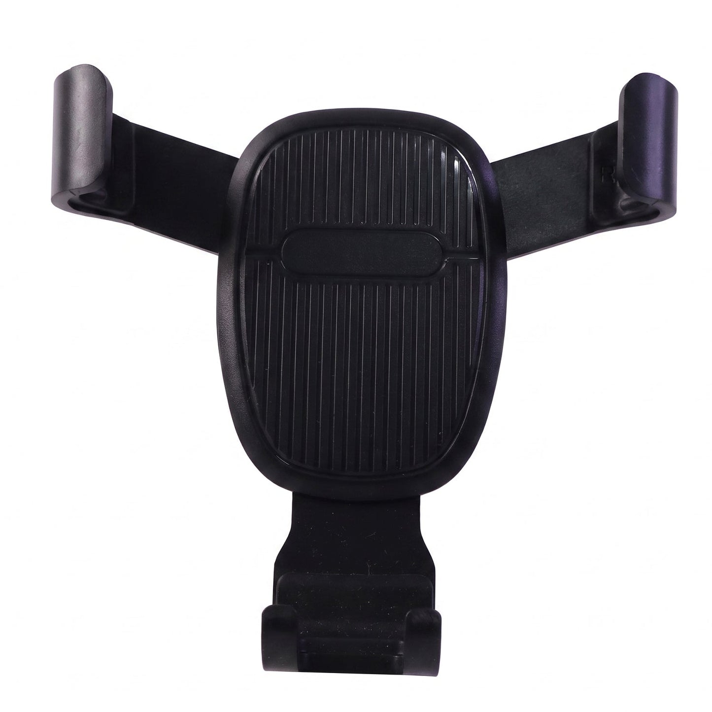 Gravity car phone holder on white background