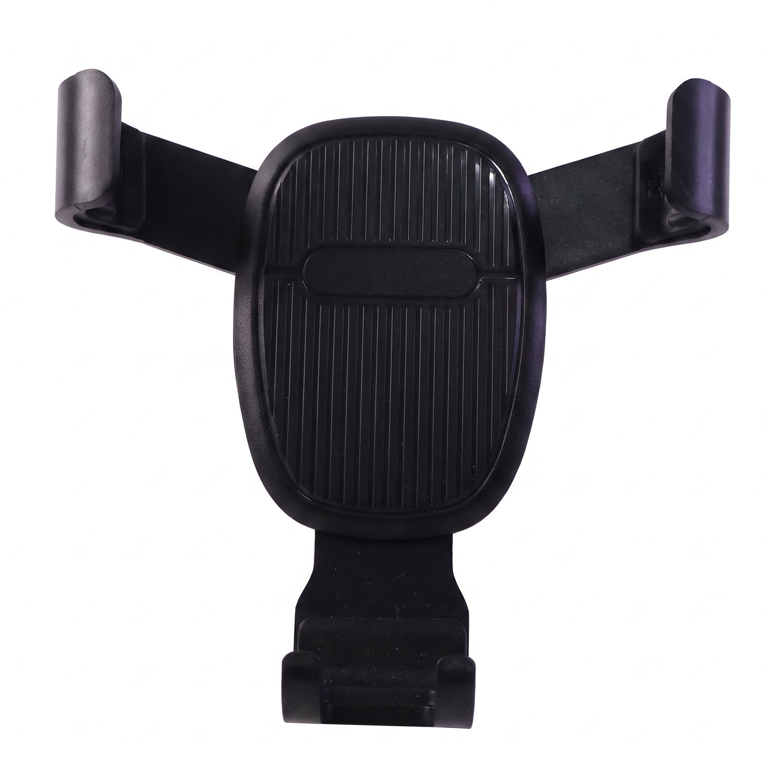 Gravity car phone holder on white background