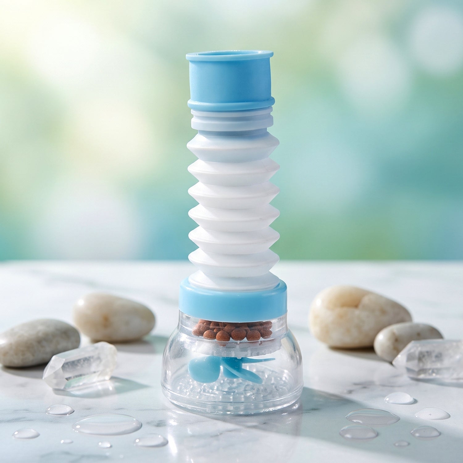 Tap filter attachment for kitchen and bathroom sinks