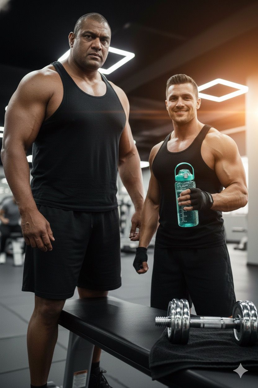  2 L Plastic Motivational Sipper Water Bottle - packaging shot