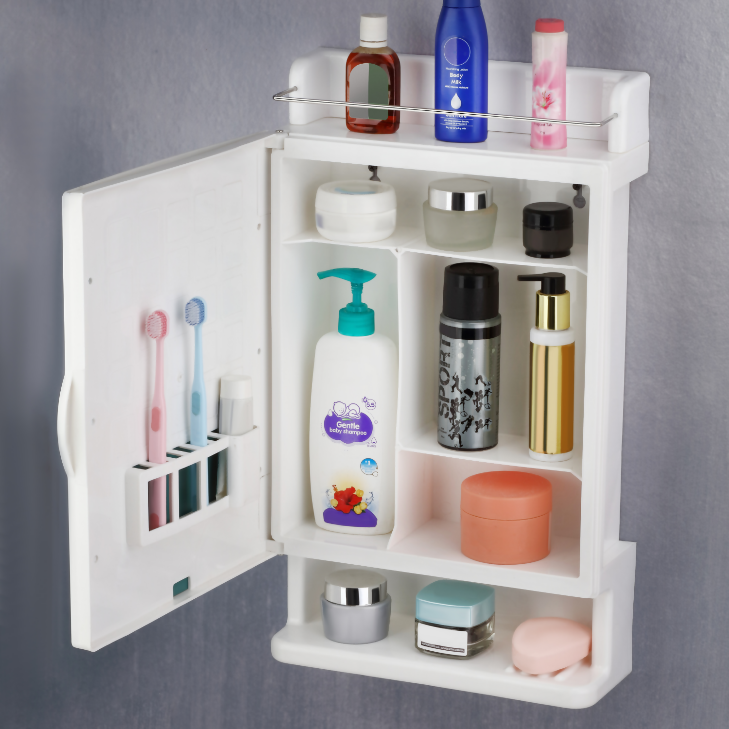  Wall-Mounted Mirror Cabinet 12X21inch - lifestyle