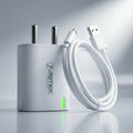 USB Fast 15W Charging Adapter with USB to Type C Cable for Smartphones