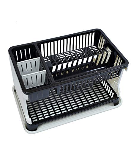 Space-saving dish rack design, perfect for small Indian kitchens.