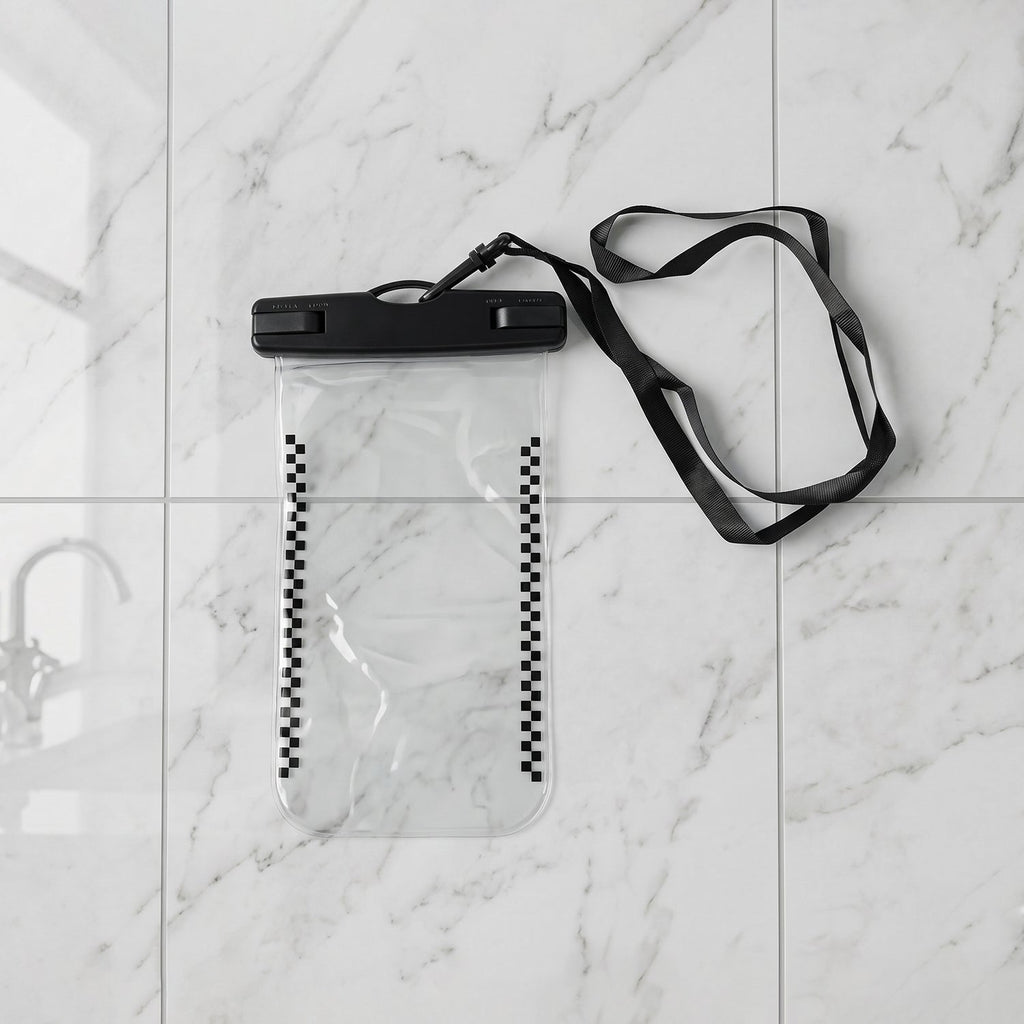 Waterproof Mobile Pouch Cover Black - Studio Shot