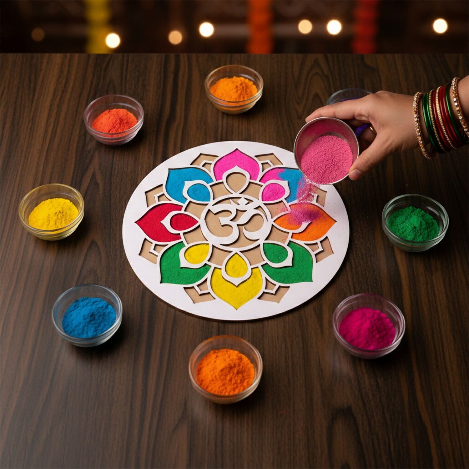 Pooja Rangoli Design
