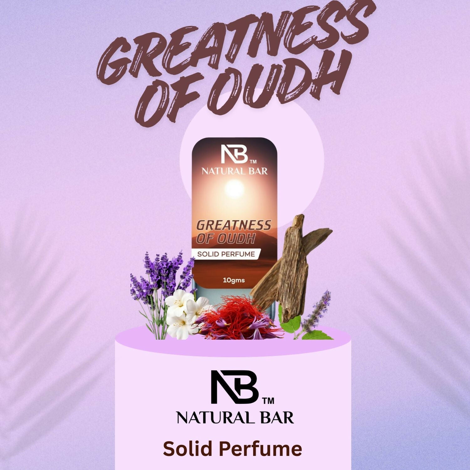 Secret, Chocolate And Greatness of Oud Solid Perfume Combo, Alcohol Free Cologne Strong & Lasting Fragrance, Gifting for Him & Her (10gms/3Pc)
