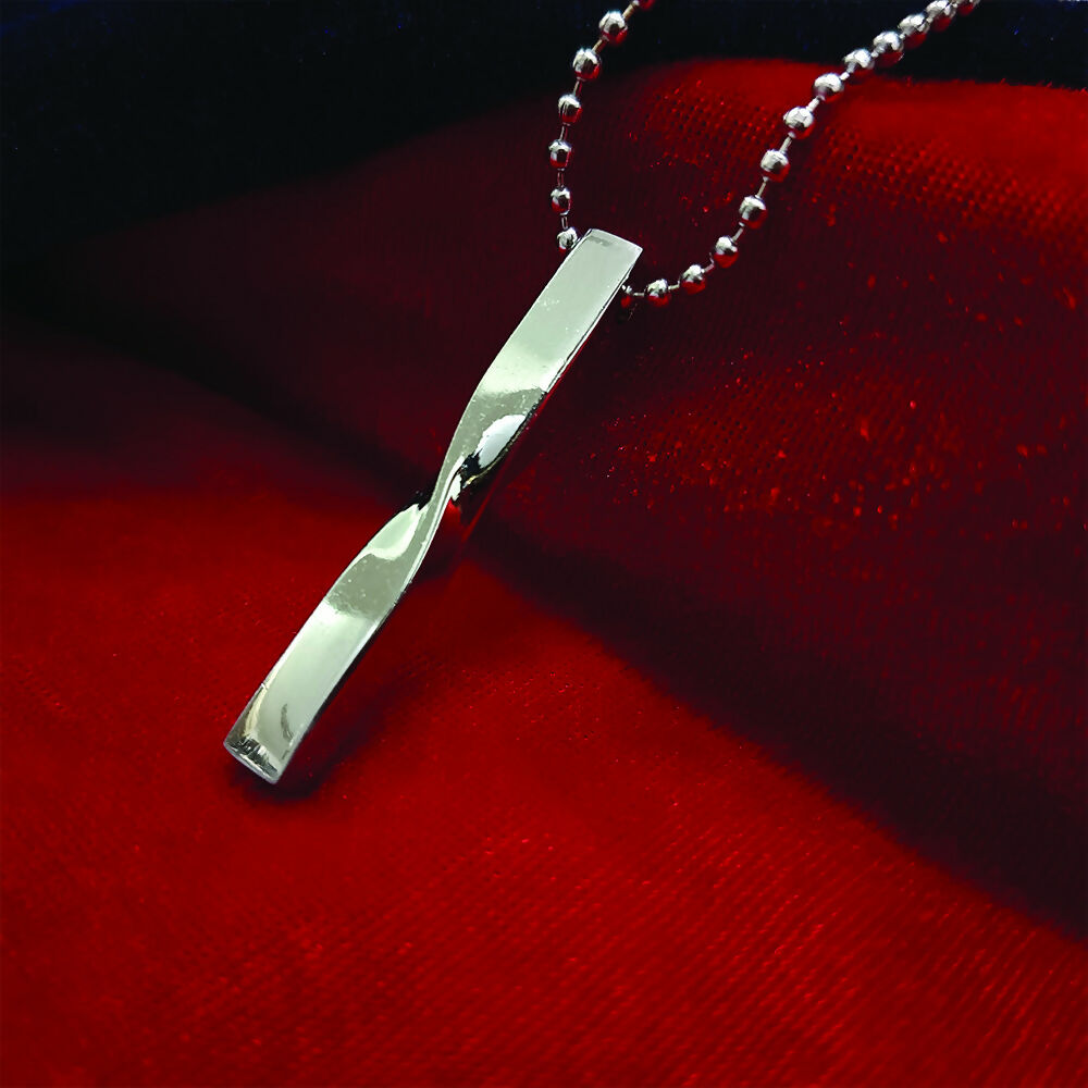 Sleek Bar Designe Chain Pendnet For mens