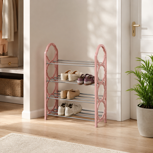 Folding Shoe Rack – 4-Layer Space Saver | India