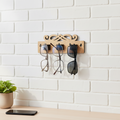 Wooden Sunglasses & Eyeglasses Holder Wall Mounted | Leather Glass Holder for Home & Office Décor