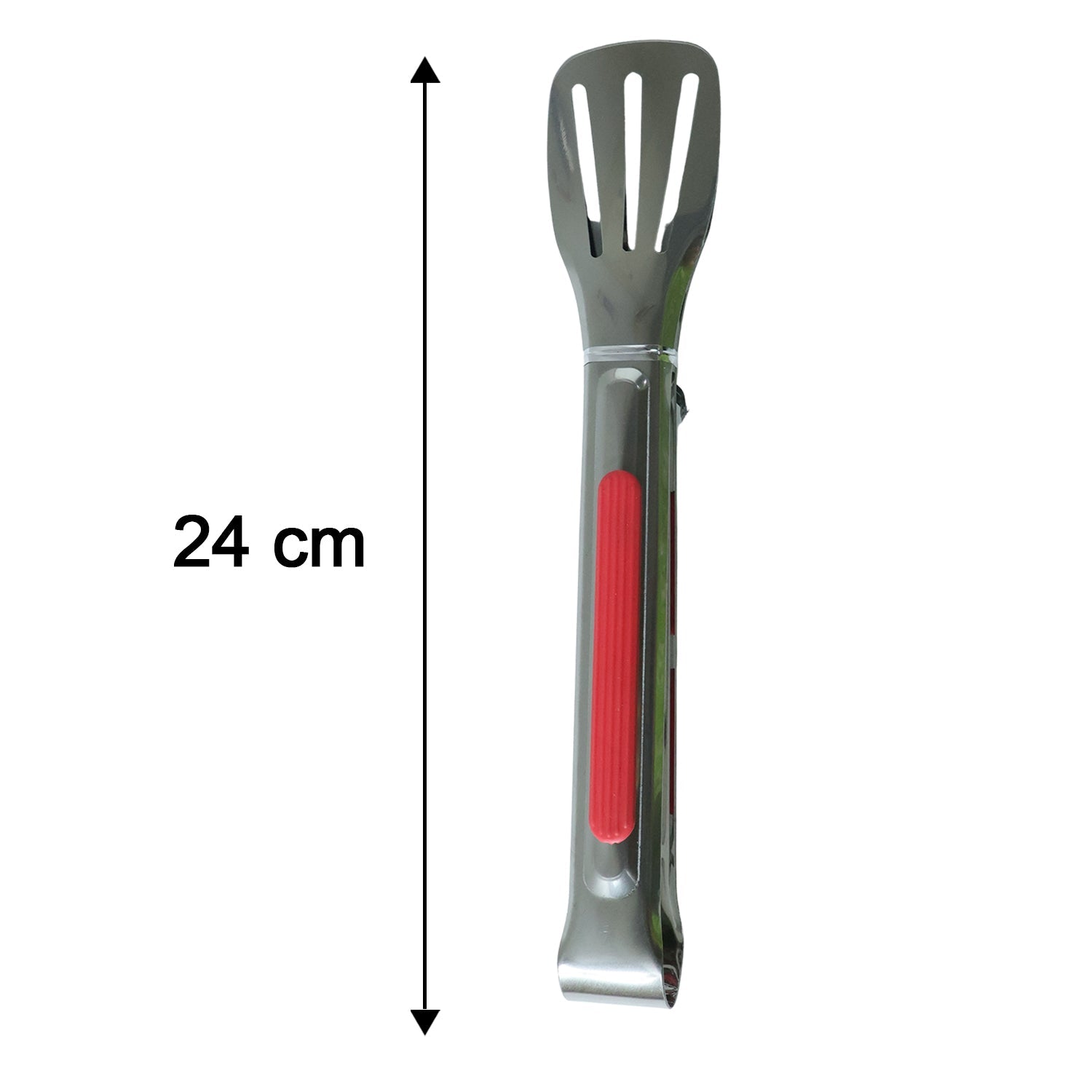 Durable kitchen tongs utensil for flipping and serving