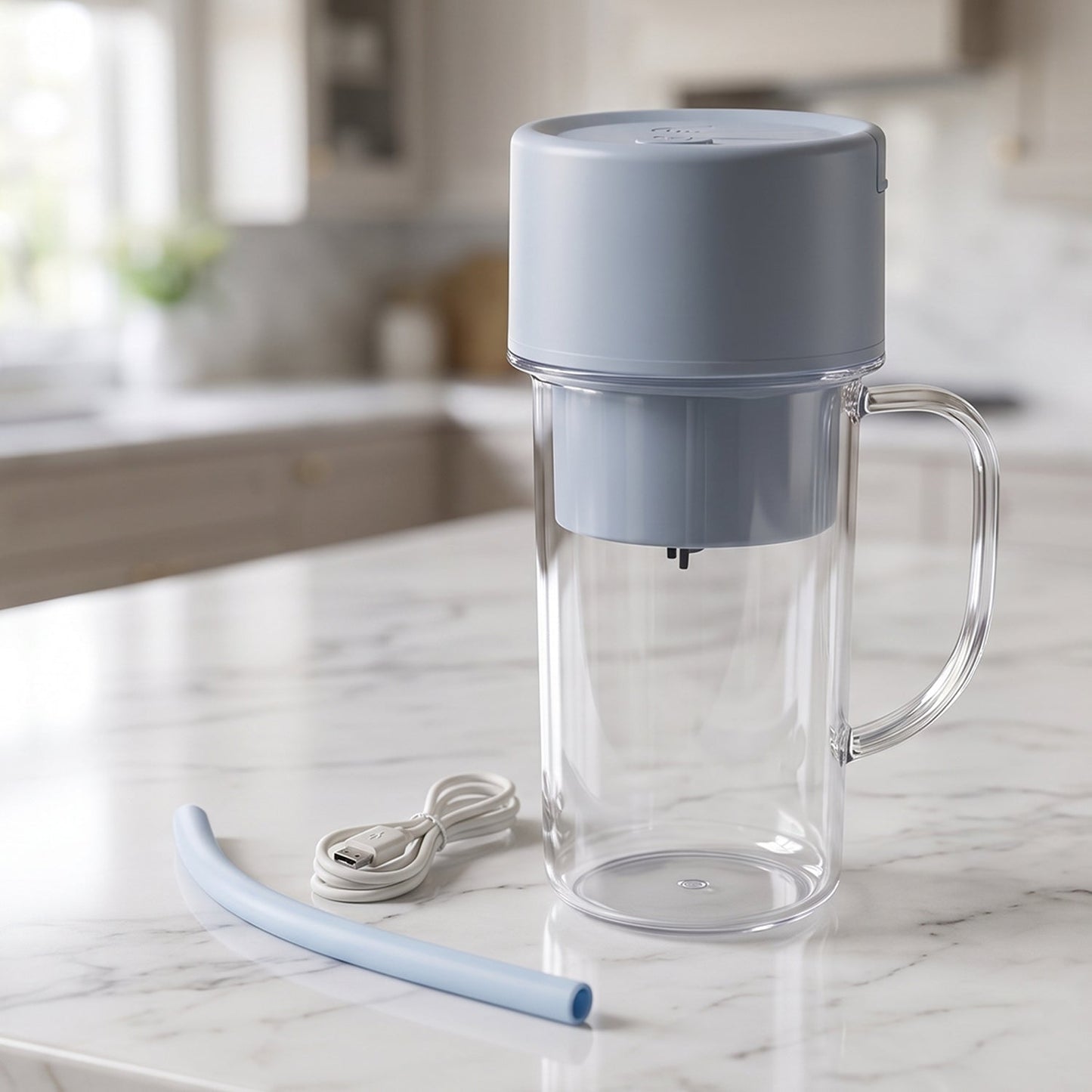 Lemon Juicer Portable Electric Rechargeable Blender 340 ML (1 Pc)
