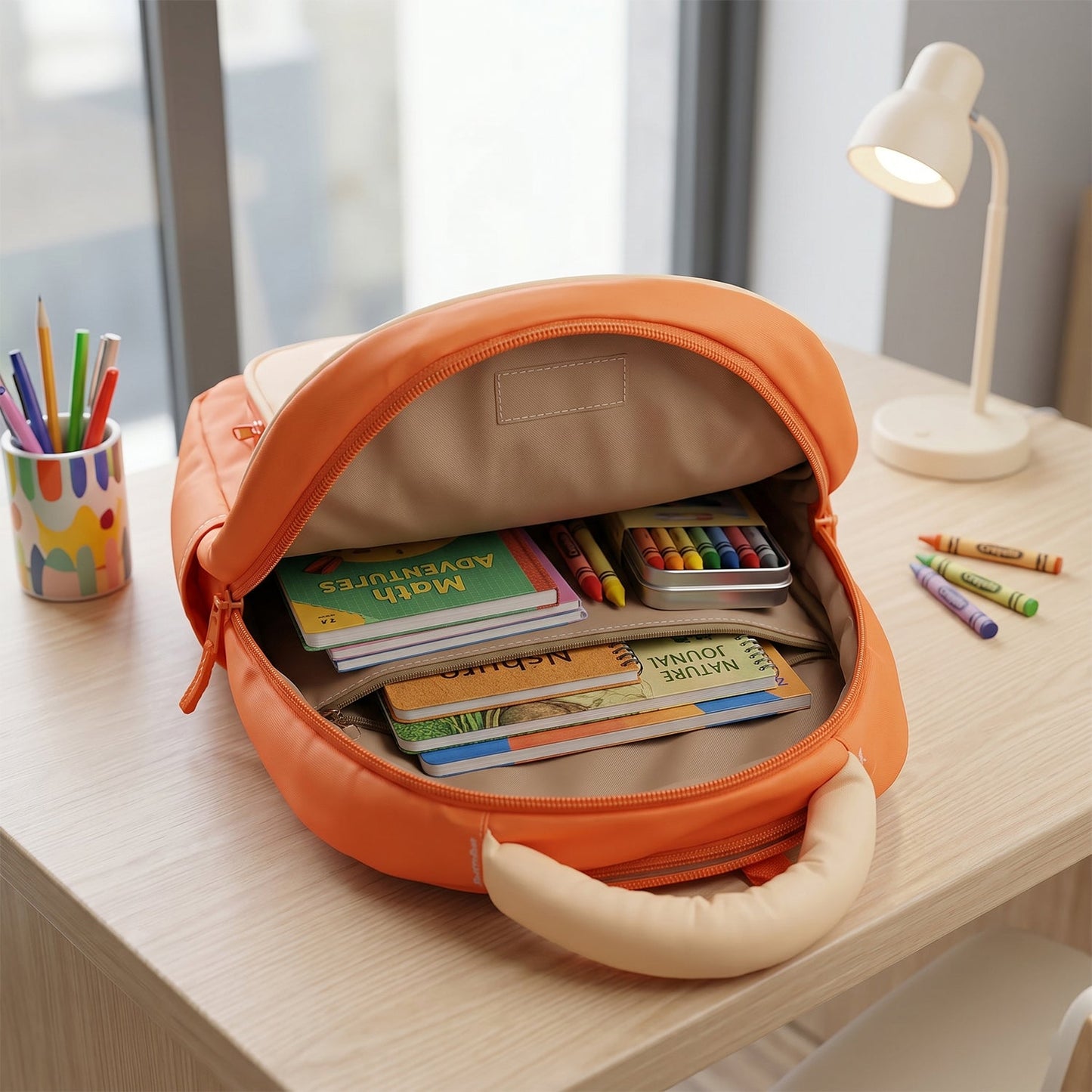 Cute cartoon school bag designed for children