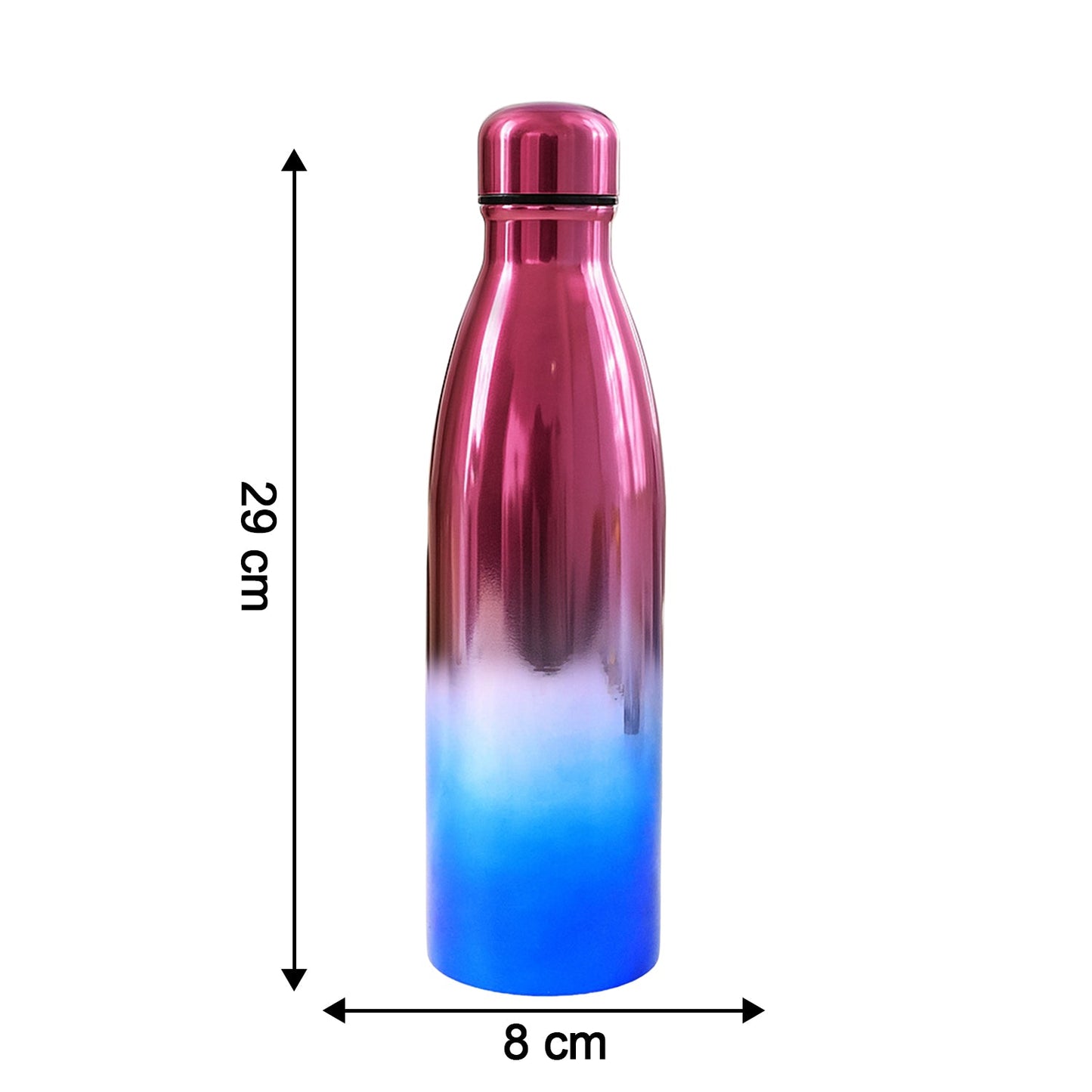 Portable and lightweight stainless steel water bottle for travel and gym