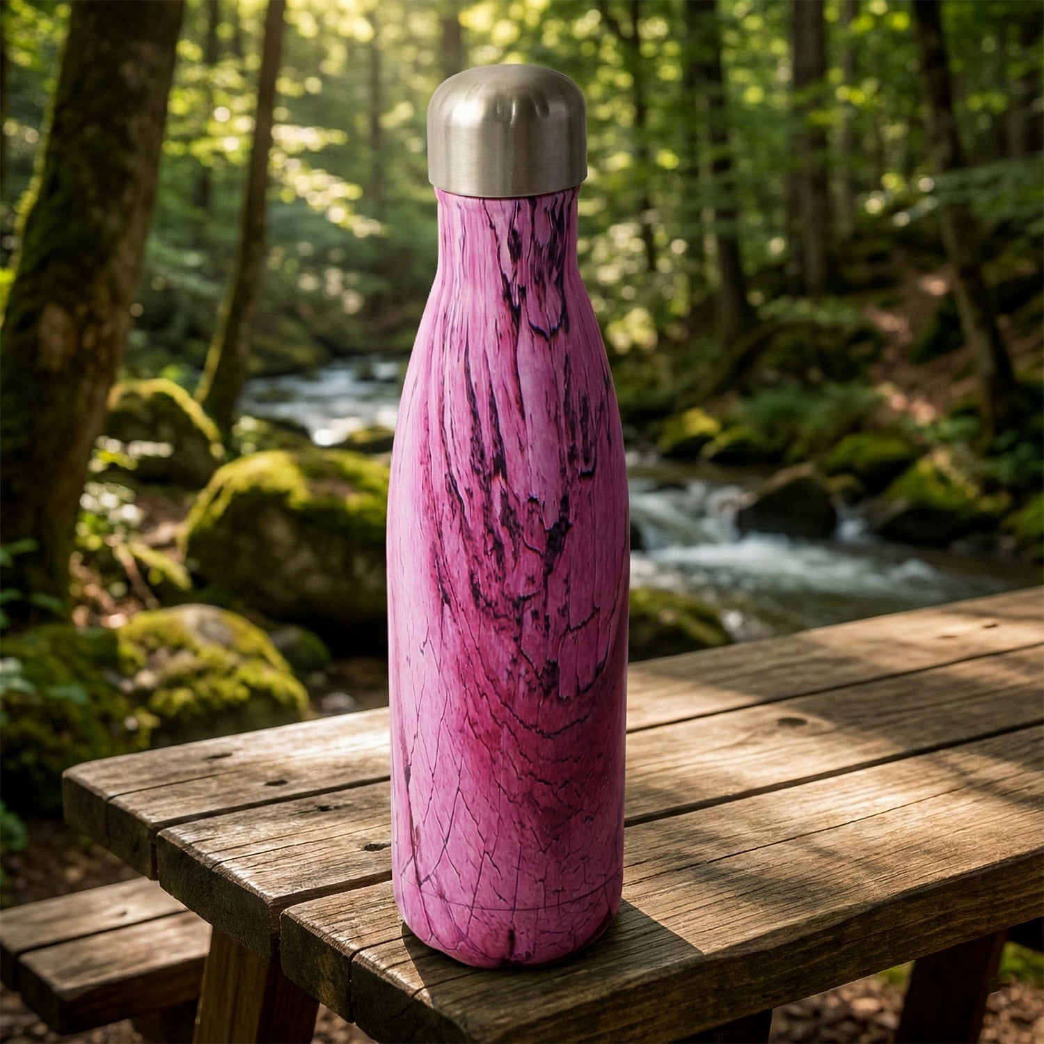 Durable stainless steel insulated water bottle for everyday hydration