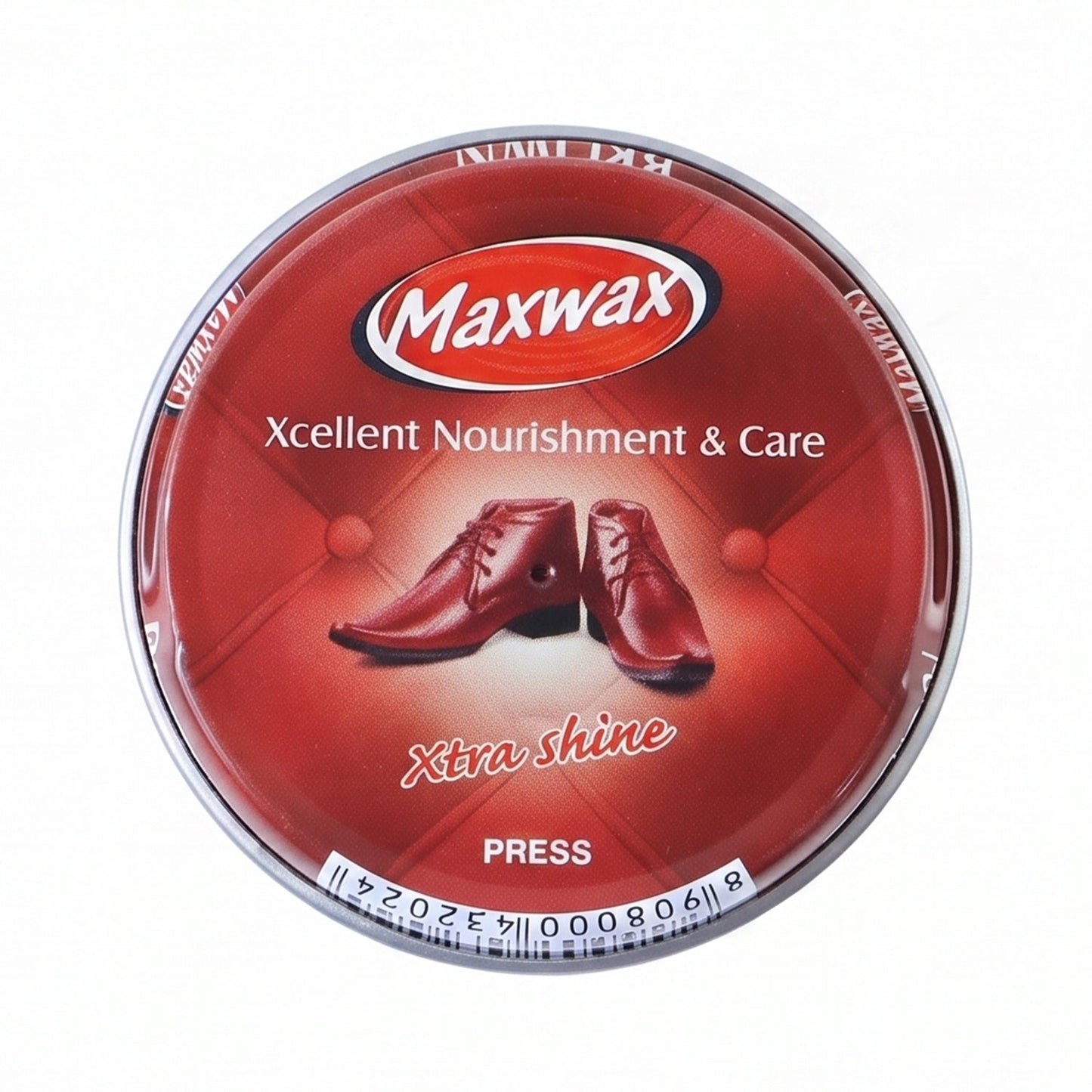 Smooth shine brown shoe polish application