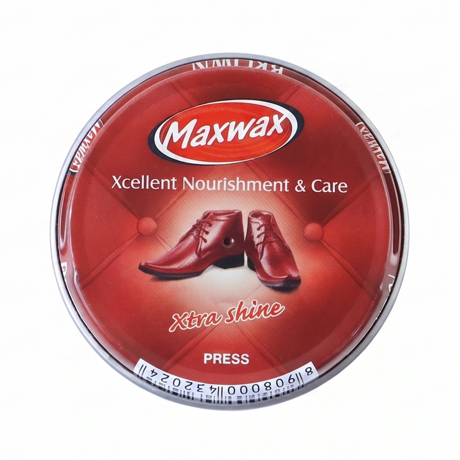 Smooth shine brown shoe polish application