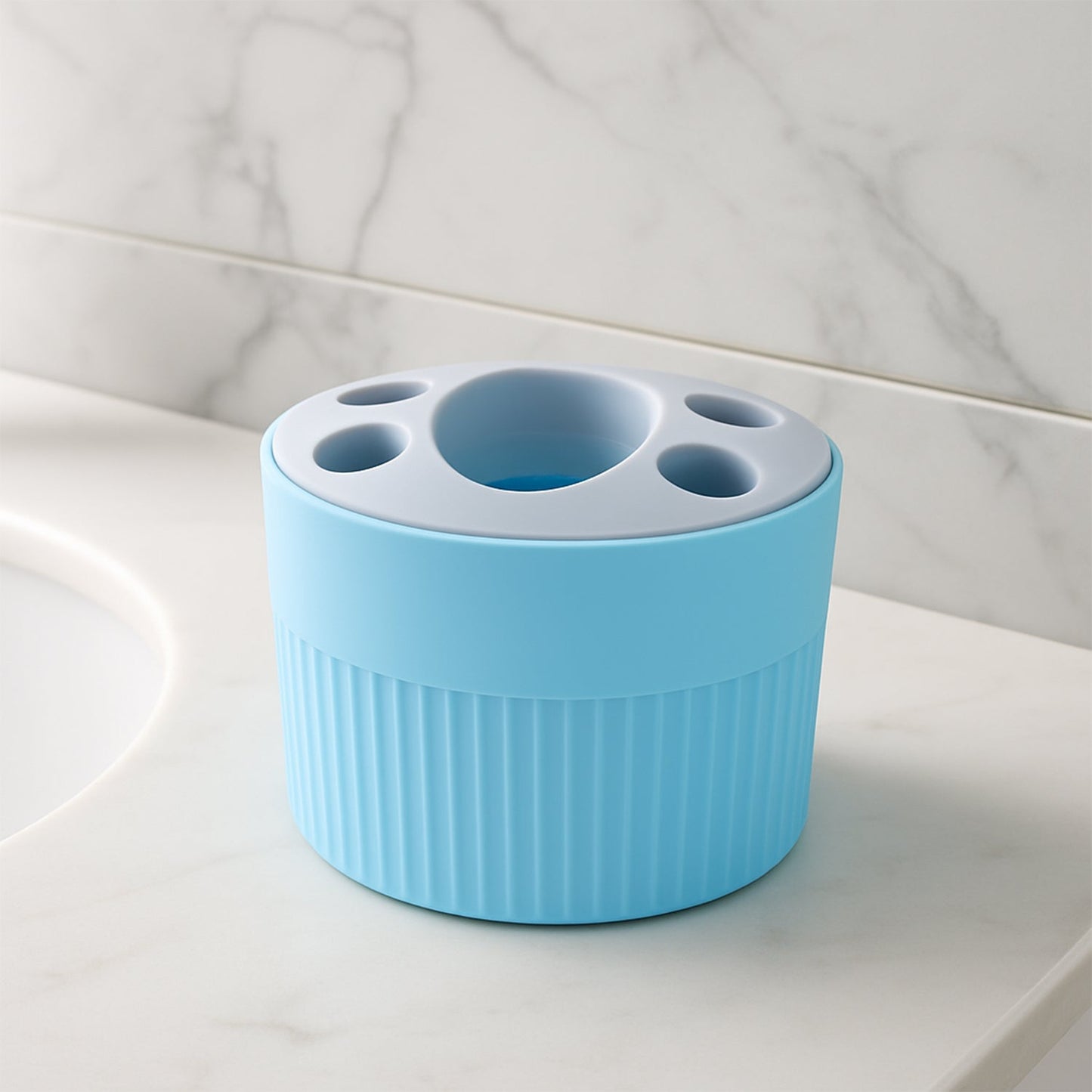 Multipurpose bathroom organizer stand for toiletries