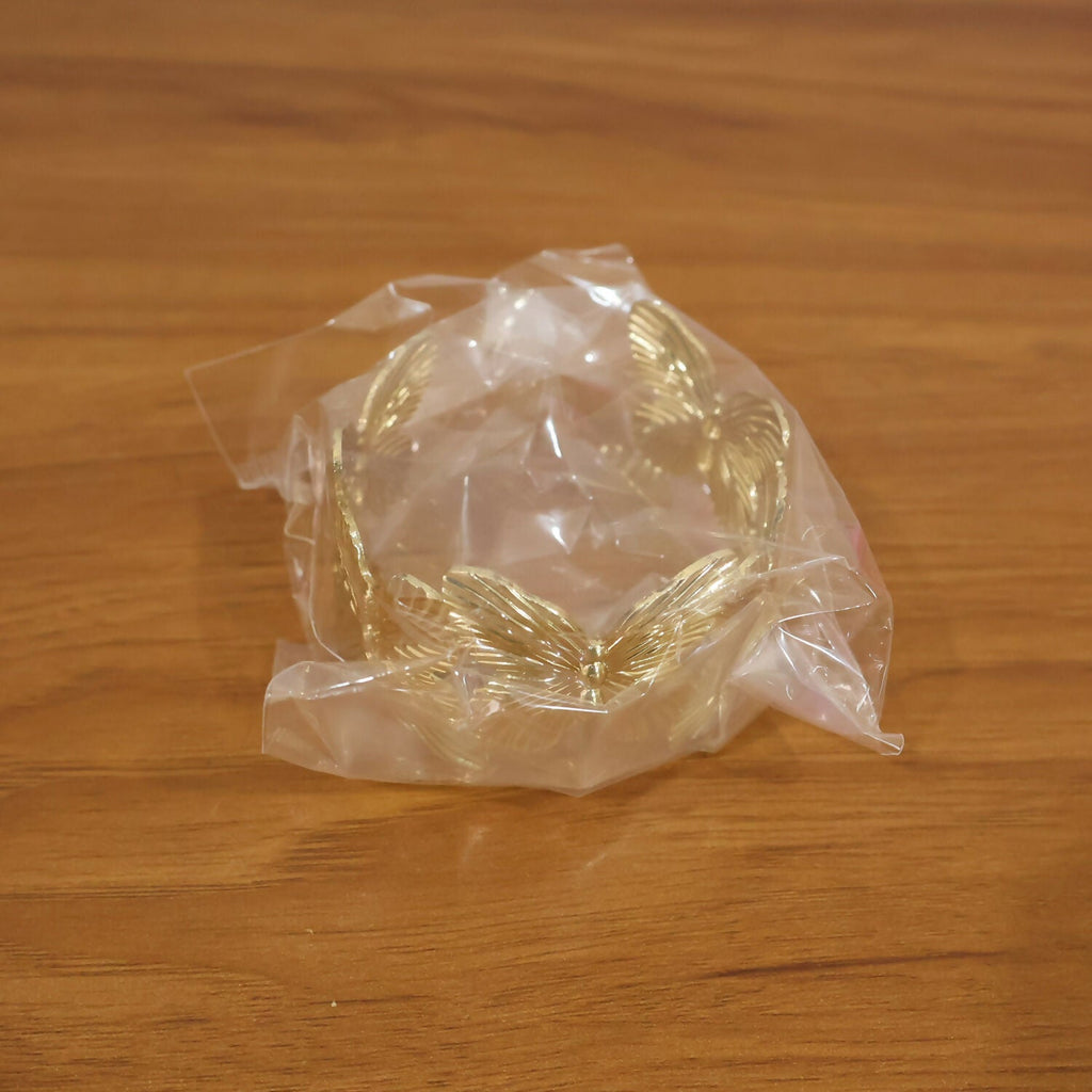 Korean Style Floral Gold Plated Bracelet for Women & Girls