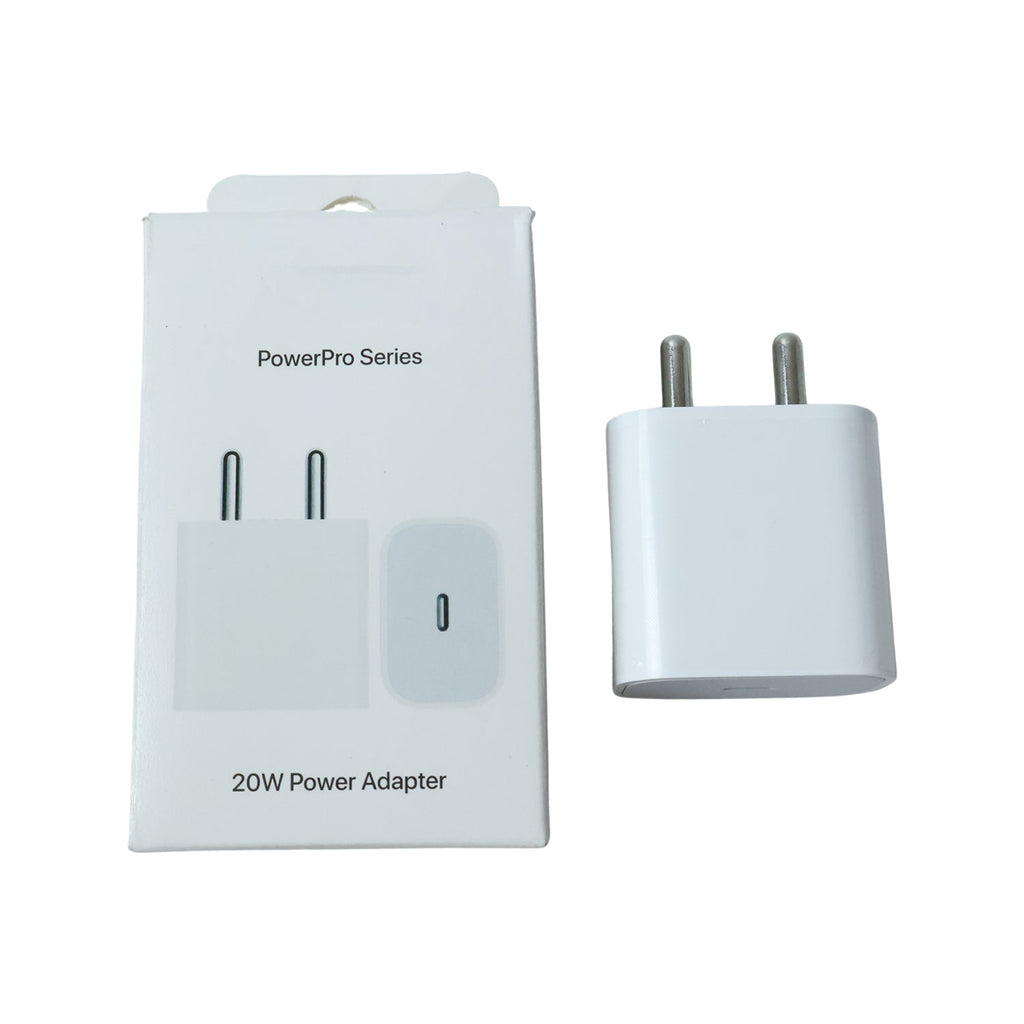 PowerPro Series 20W Fast Charging USB Type-C Power Adapter (1 Pc)