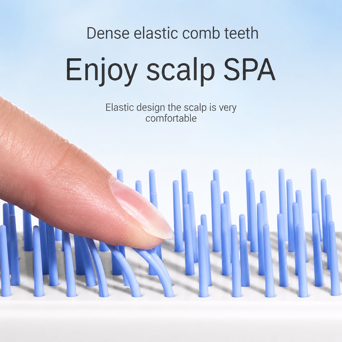 Self Cleaning Massage Comb Detangling Hair Brush for Scalp (1 Pc)