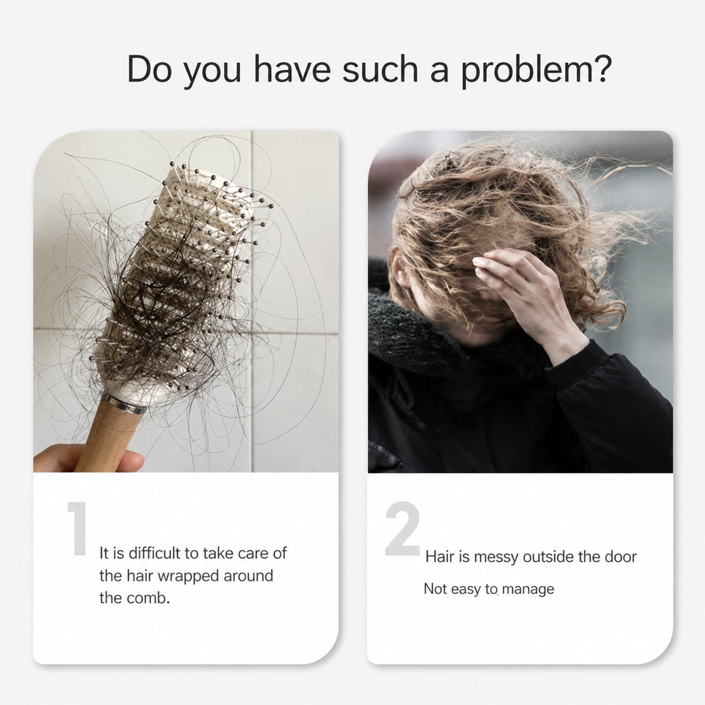 Self Cleaning Massage Comb Detangling Hair Brush for Scalp (1 Pc)