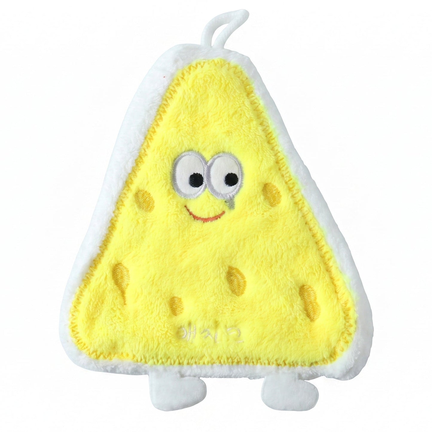 Cartoon microfiber hand towel on white background