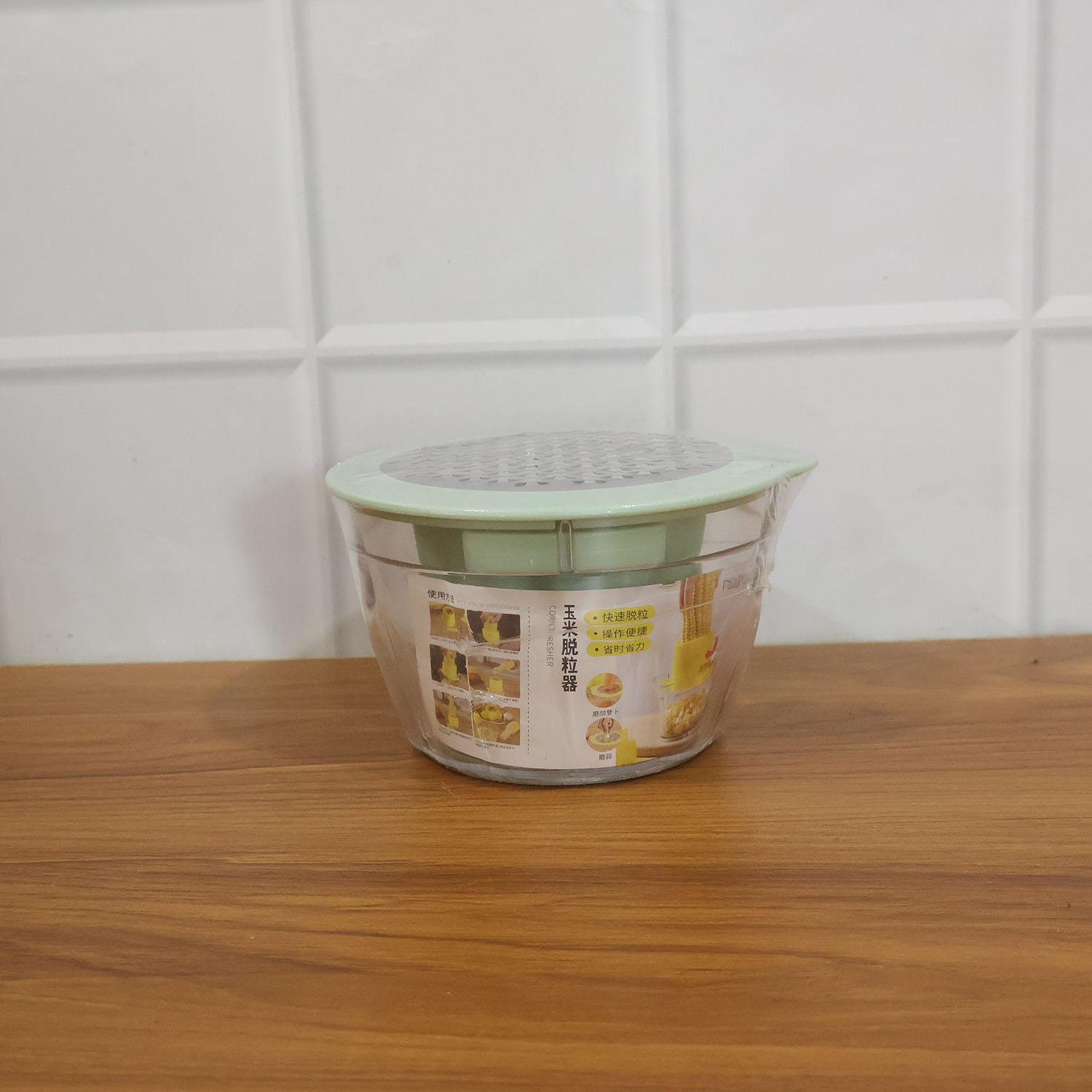 Lifestyle image of manual vegetable grater used in preparing healthy meal