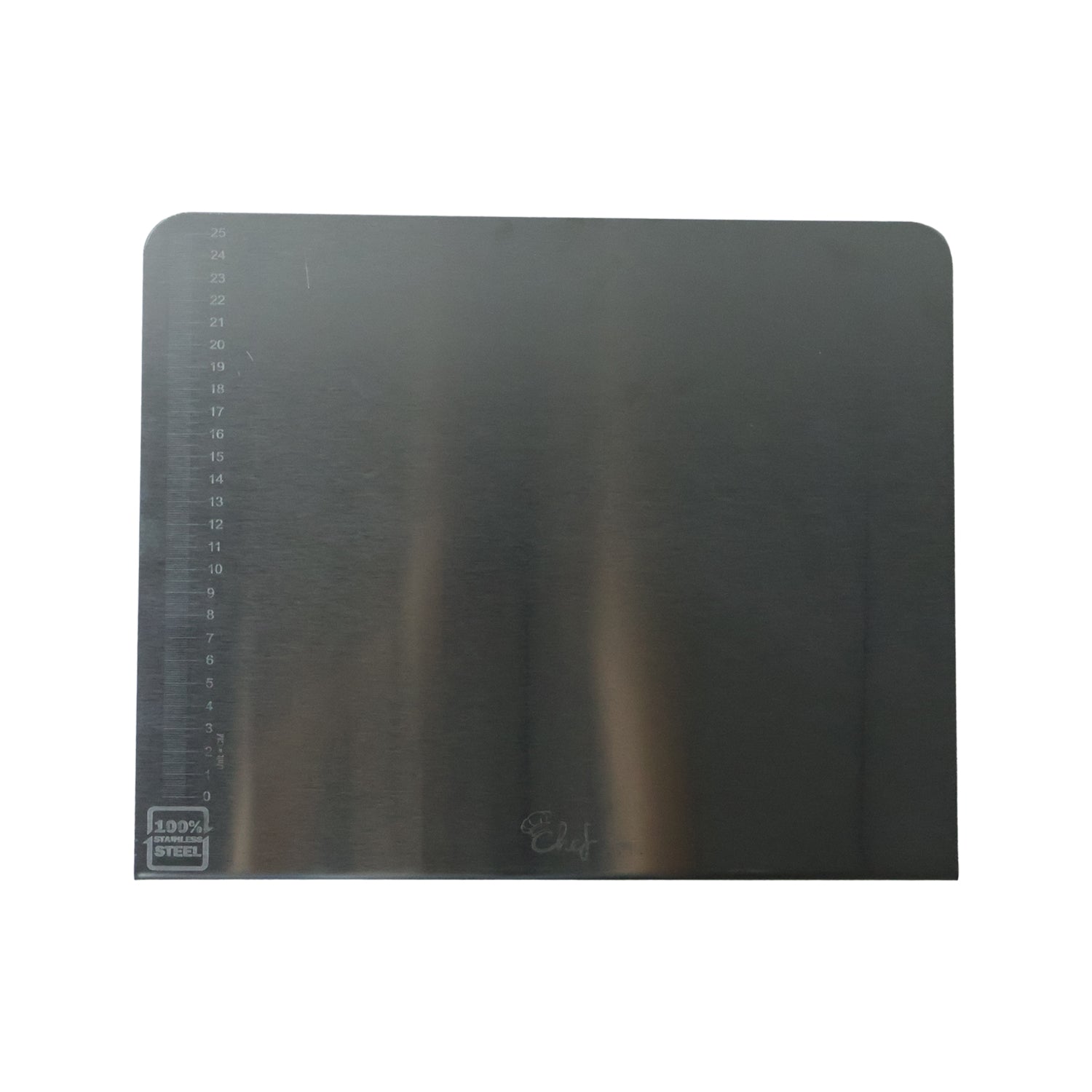 Rust-resistant stainless steel chopping board for hygienic cooking