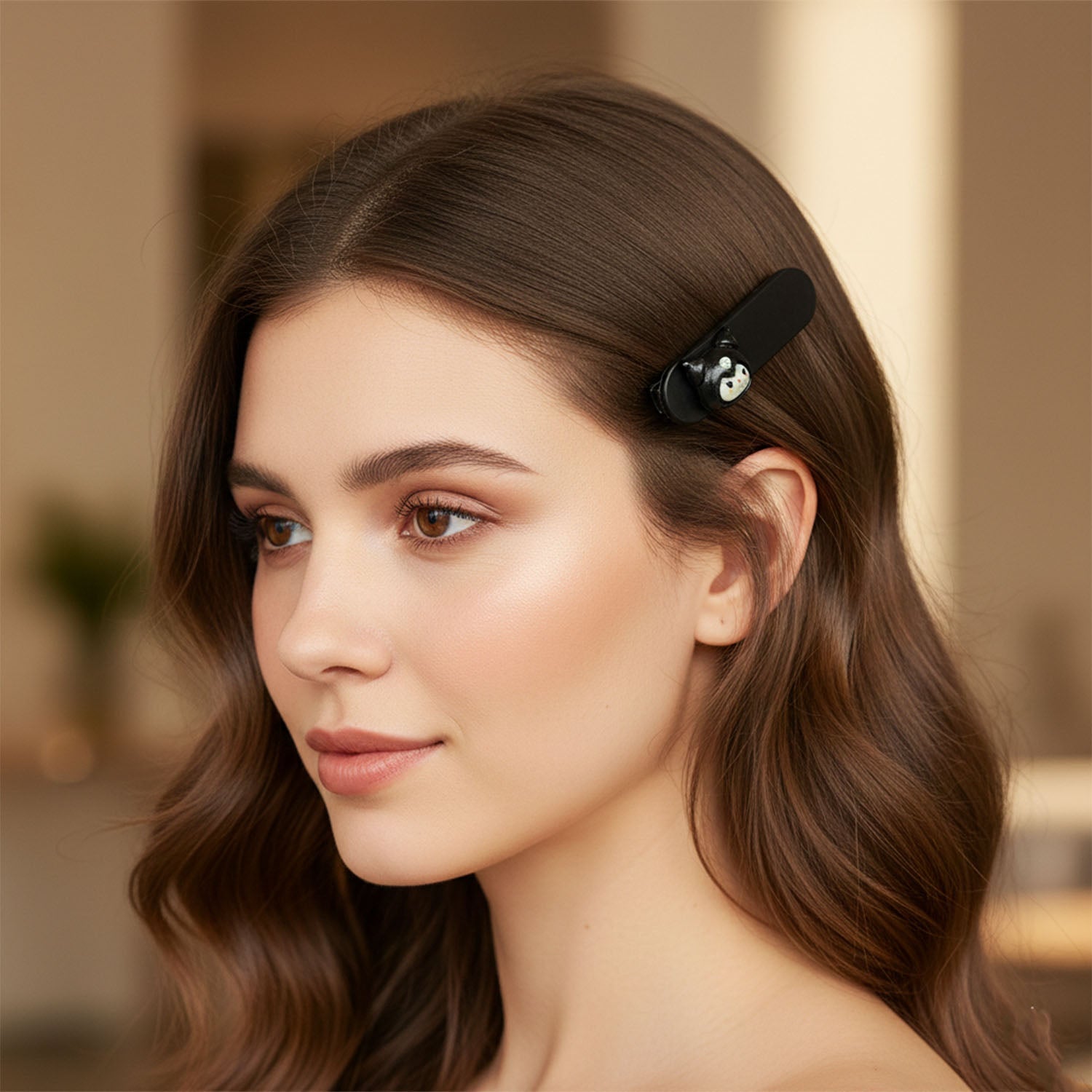 Assorted hair pins designed with cute cartoon character motifs