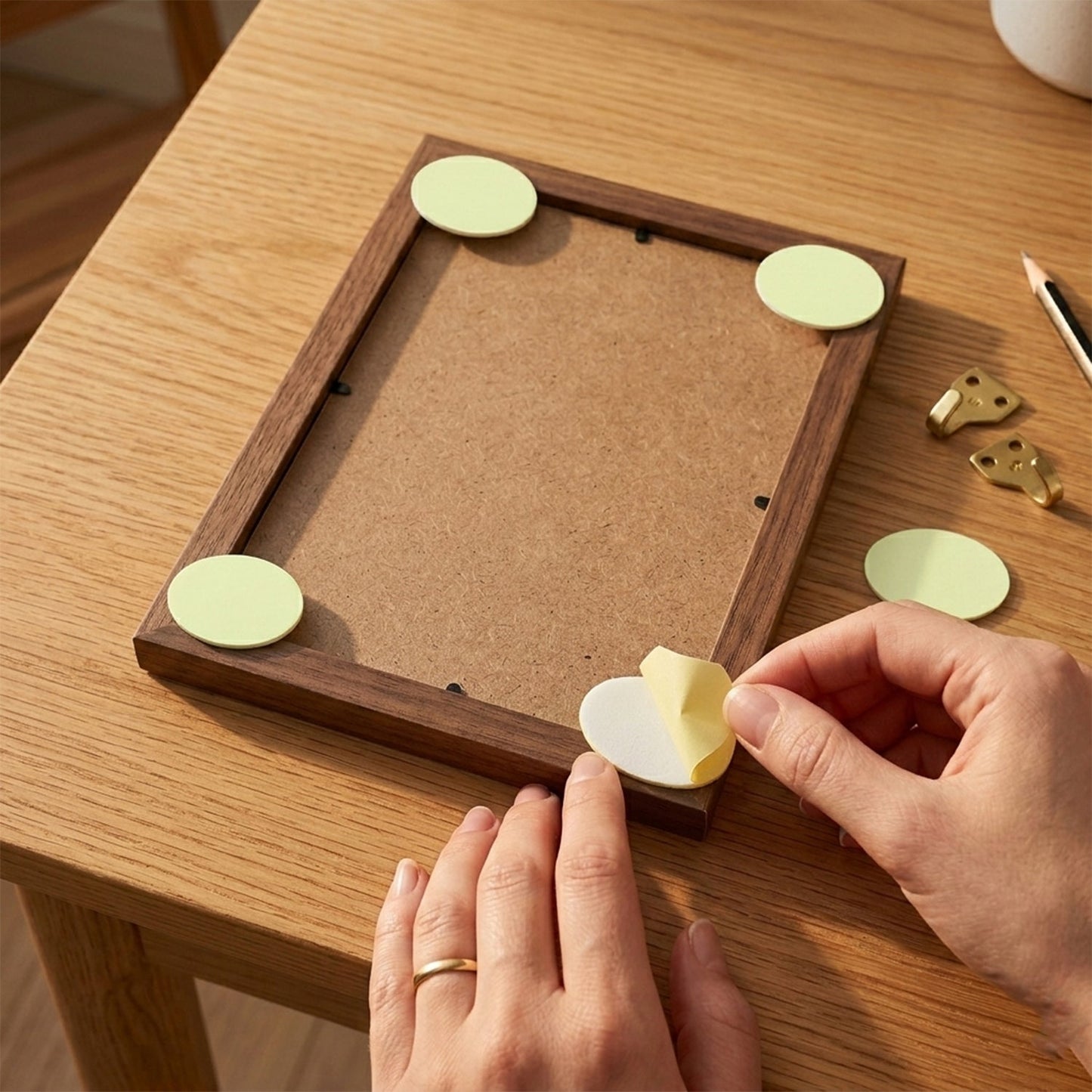 Furniture leg protector pads preventing scratches on wooden floors
